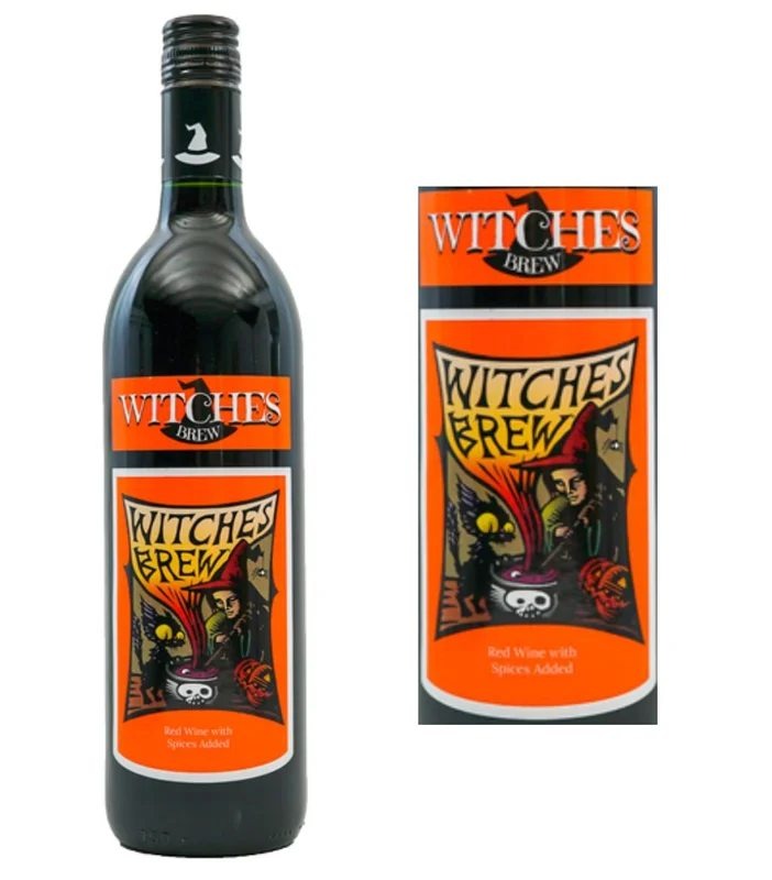 DAMAGEDLABEL:WitchesBrewSpicedRedWine(750ml)