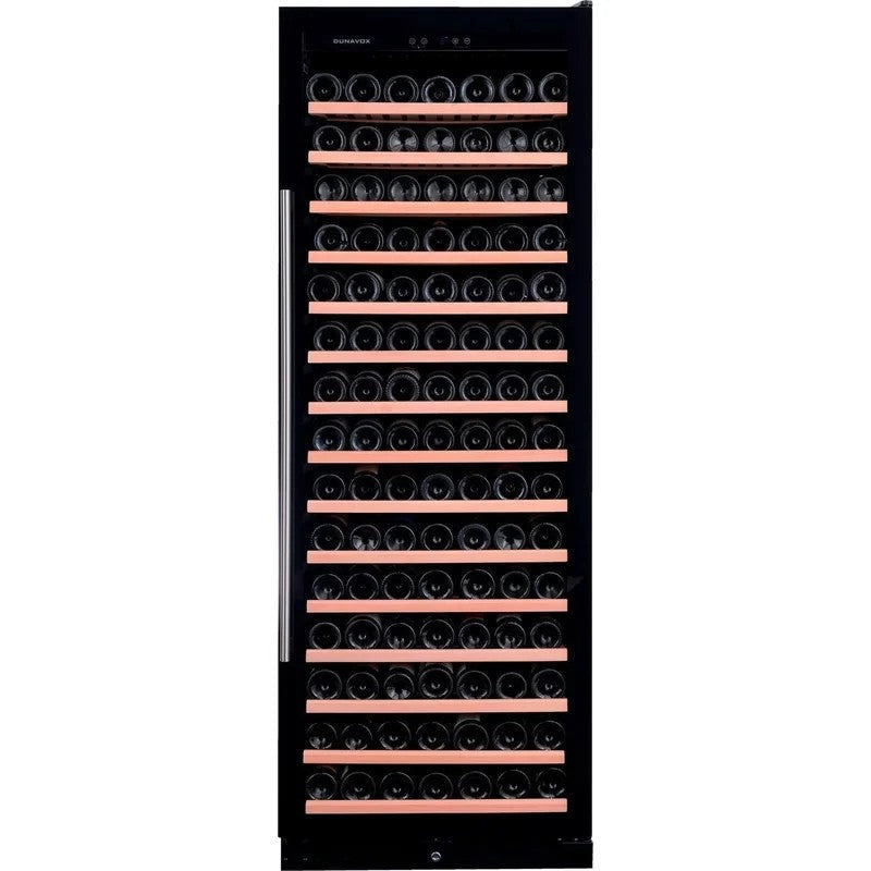 DunavoxGRANDE-194–655mmWidth–SingleZone194Bottle–BuiltIn/FreestandingWineCooler–DX-194.490BK