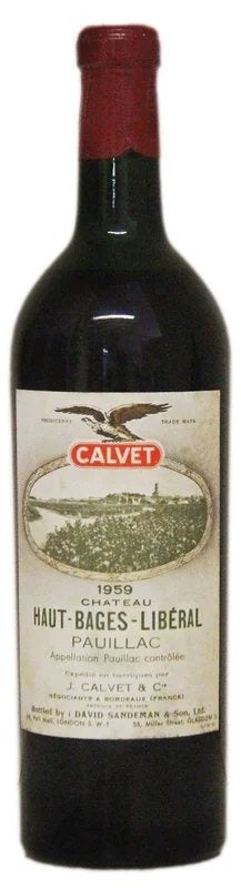 ChateauHaut-BagesLiberal,1959RedWine