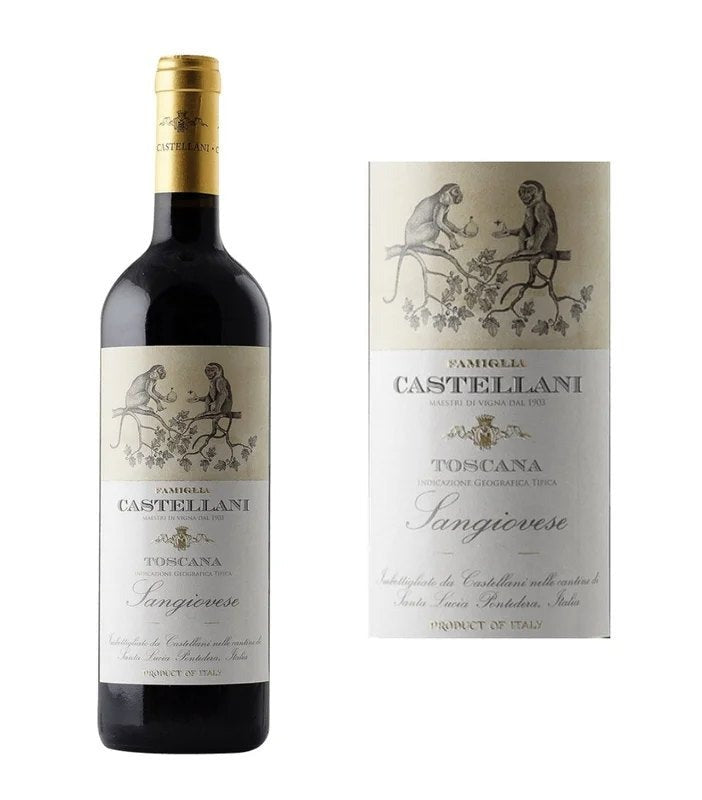 DAMAGEDLABEL:FamigliaCastellaniCollezioneCollesanoSangiovese2019(750ml)