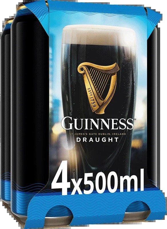 GuinnessDraught0.0Non-AlcoholicStout4x50clCan