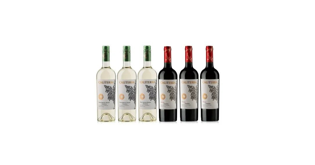 CaliterraRed&WhiteReservaWineCaseDeal6x75cl