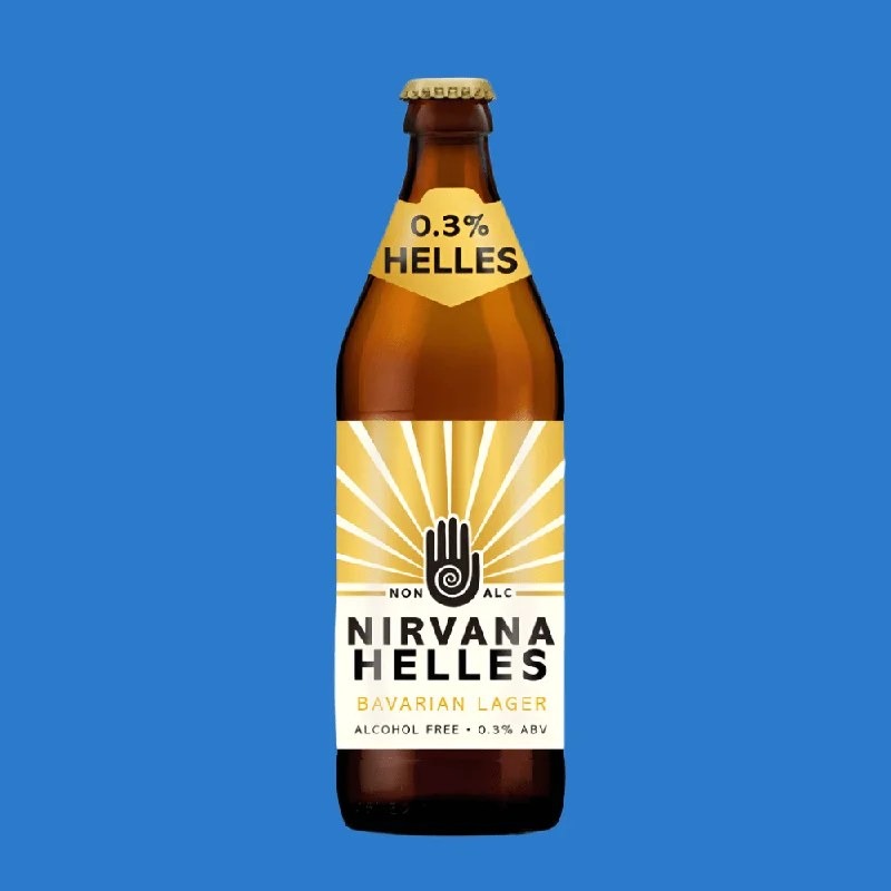 NirvanaBavarianHellesAlcoholFreeLager500mlBottle(0.3%ABV)