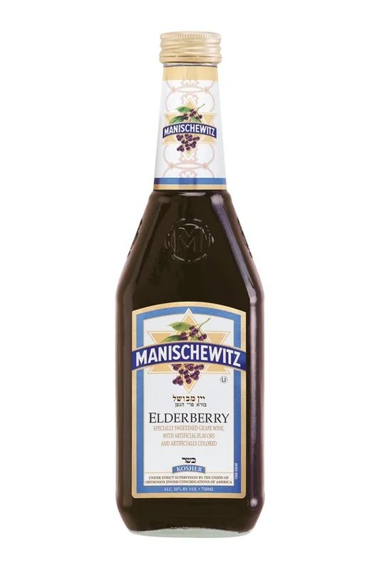 DAMAGEDLABEL:ManischewitzElderberry(750ml)