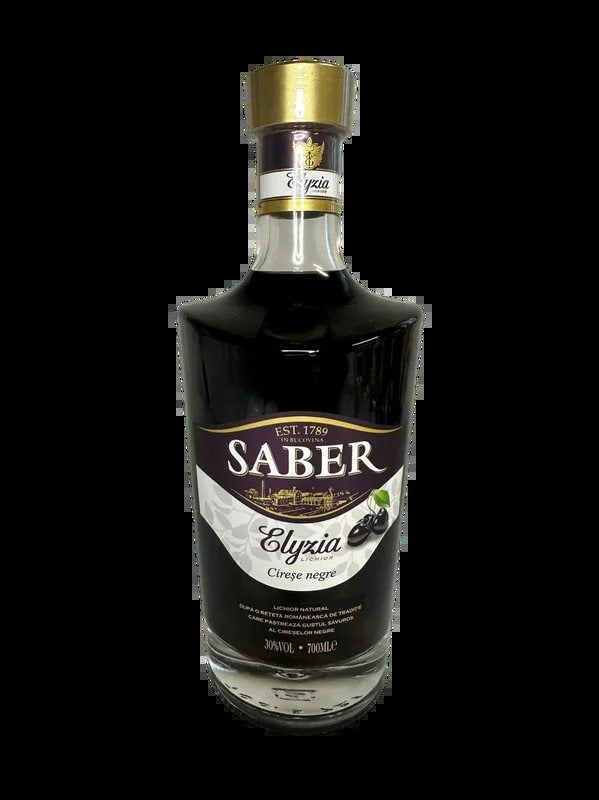 SaberElyziaBlackCherriesPremiumLiqueur700ml