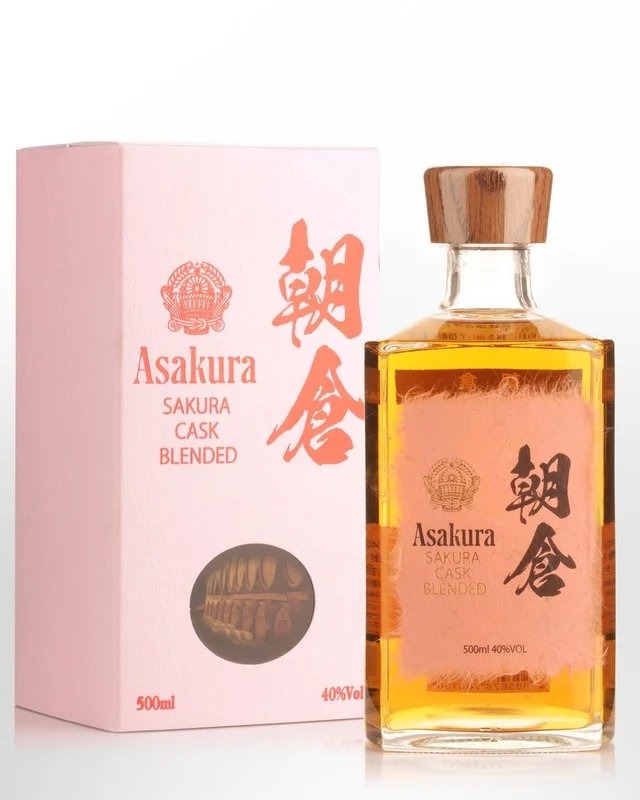 AsakuraSakuraCaskBlendedBarrelAgedShochu(500ml)