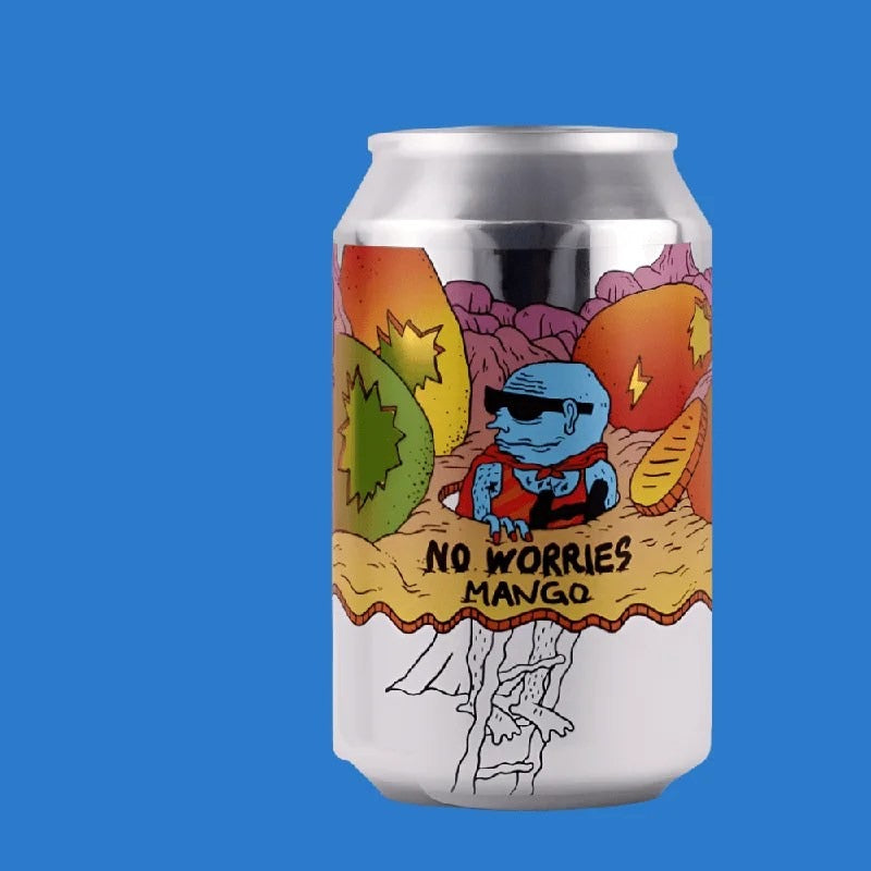 LervigNoWorriesMangoAlcoholFreeBeer(0.5%ABV)