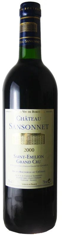 ChateauSansonnet,2000RedWine
