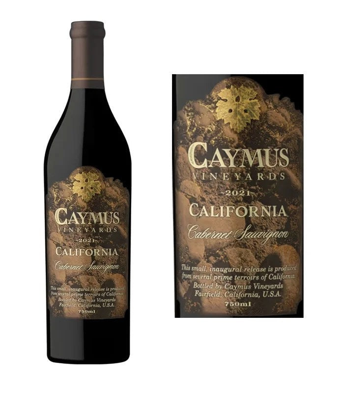 DAMAGEDLABEL:CaymusVineyardsCaliforniaCabernetSauvignon2022(750ml)