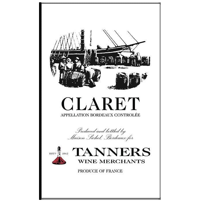 GlassCloth,TannersClaretLabel,Linen/Cotton