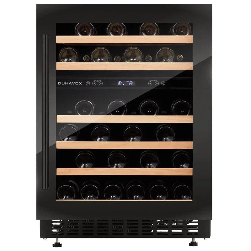 DunavoxFlow46Bottle2-TemperatureBuilt-InUndercounterWineCabinet–BlackDAUF-46.145DB